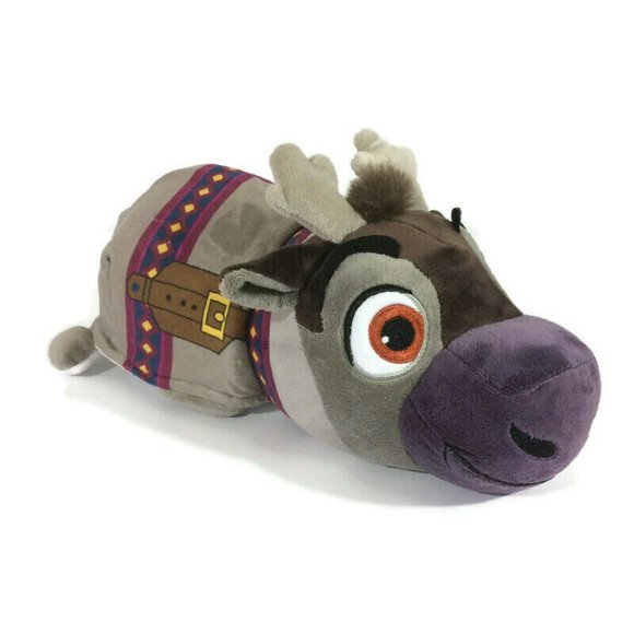 Disney Flipazoo Frozen Olaf Snowman Sven Reindeer Plush 14" Flip Stuffed Animal - Picture 2 of 12